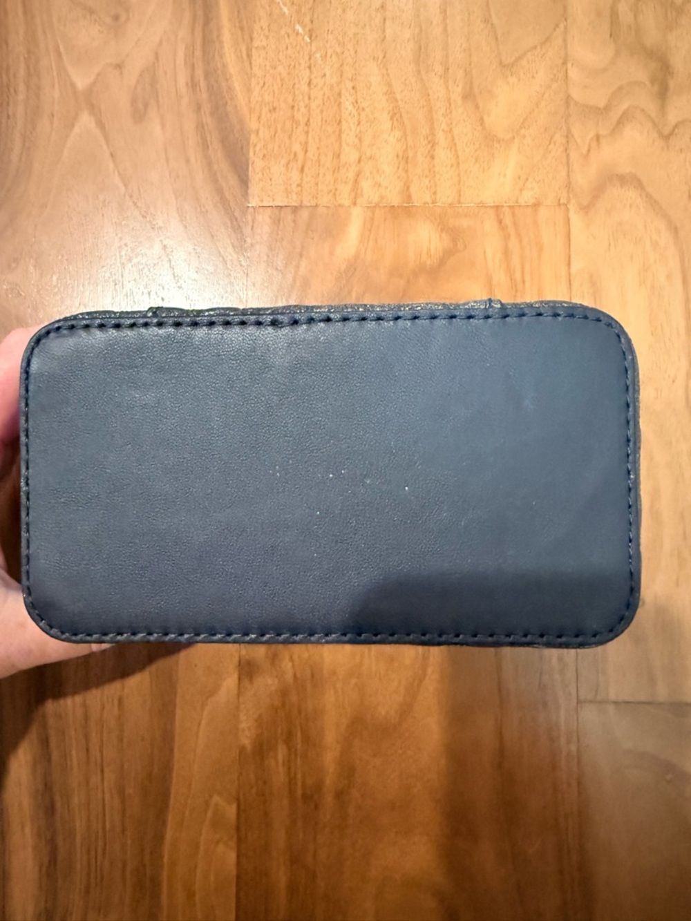 Coach Metallic dark gray Signature Cosmetic Case - Picture 4 of 7
